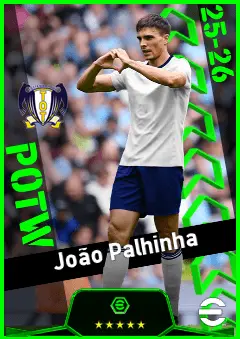 João Palhinha eFootball 2026 player card, 94 OVR DMF