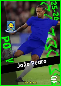 João Pedro eFootball 2026 player card, 94 OVR AMF