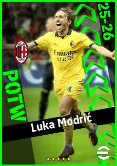 Luka Modrić eFootball 2026 player card, 94 OVR CMF