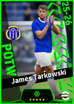James Tarkowski eFootball 2026 player card, 93 OVR CB
