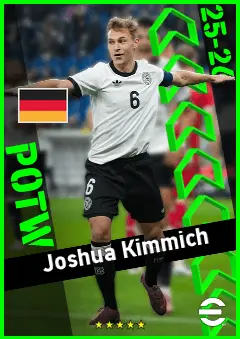 Joshua Kimmich eFootball 2026 player card, 96 OVR RB