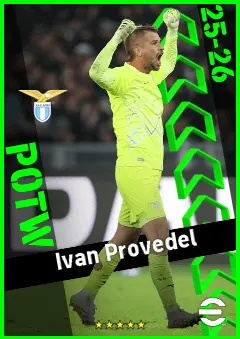 Ivan Provedel eFootball 2026 player card, 93 OVR GK