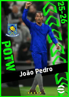 João Pedro eFootball 2026 player card, 94 OVR CF