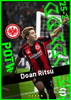 Doan Ritsu eFootball 2026 player card, 94 OVR RMF
