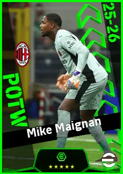Mike Maignan eFootball 2026 player card, 95 OVR GK