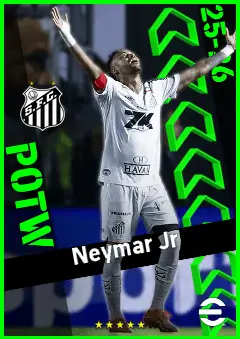 Neymar Jr eFootball 2026 player card, 94 OVR AMF