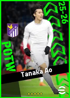 Tanaka Ao eFootball 2026 player card, 92 OVR DMF