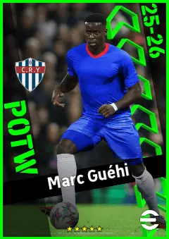 Marc Guéhi eFootball 2026 player card, 94 OVR CB