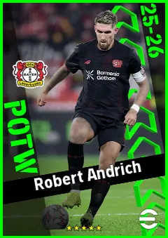 Robert Andrich eFootball 2026 player card, 94 OVR CB