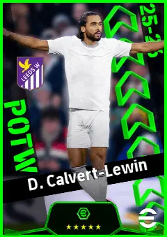 D. Calvert-Lewin eFootball 2026 player card, 93 OVR CF