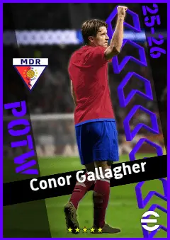 Conor Gallagher eFootball 2026 player card, 94 OVR CMF