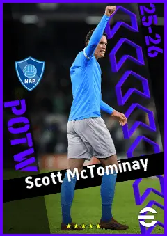 Scott McTominay eFootball 2026 player card, 94 OVR DMF