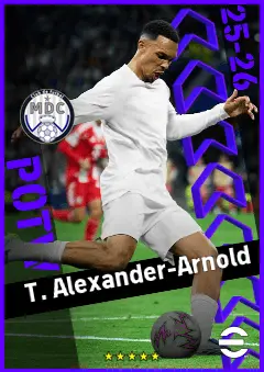 T. Alexander-Arnold eFootball 2026 player card, 95 OVR RB