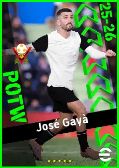 José Gayà eFootball 2026 player card, 93 OVR LB