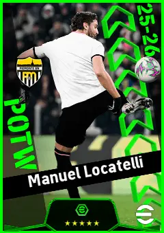 Manuel Locatelli eFootball 2026 player card, 94 OVR DMF