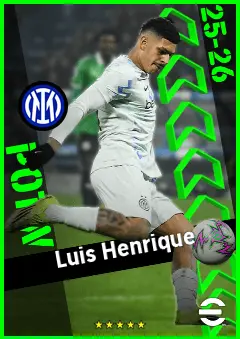 Luis Henrique eFootball 2026 player card, 94 OVR RMF