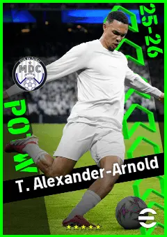 T. Alexander-Arnold eFootball 2026 player card, 95 OVR RB