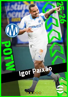 Igor Paixão eFootball 2026 player card, 93 OVR LMF
