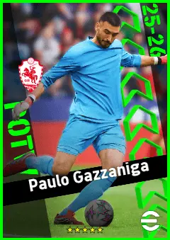 Paulo Gazzaniga eFootball 2026 player card, 93 OVR GK