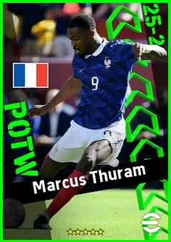 Marcus Thuram eFootball 2026 player card, 94 OVR CF