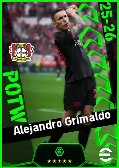 Alejandro Grimaldo eFootball 2026 player card, 94 OVR LB