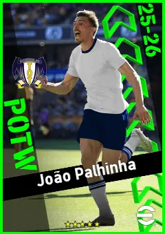 João Palhinha eFootball 2026 player card, 94 OVR DMF