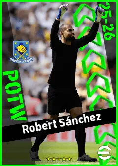 Robert Sánchez eFootball 2026 player card, 93 OVR GK