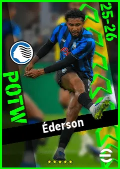 Éderson eFootball 2026 player card, 94 OVR CMF