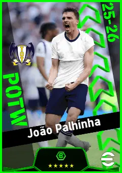 João Palhinha eFootball 2026 player card, 94 OVR DMF