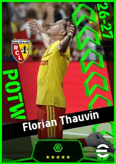 Florian Thauvin eFootball 2026 player card, 93 OVR AMF