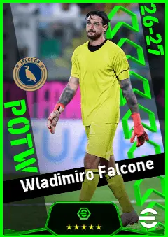 Wladimiro Falcone eFootball 2026 player card, 93 OVR GK