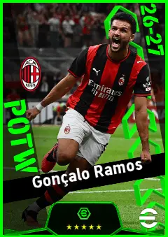 Gonçalo Ramos eFootball 2026 player card, 94 OVR CF