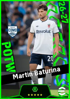 Martin Baturina eFootball 2026 player card, 94 OVR LMF