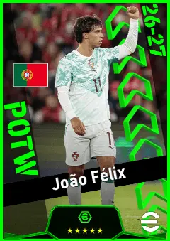 João Félix eFootball 2026 player card, 94 OVR CF