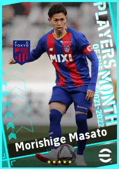 Morishige Masato eFootball 2026 player card, 83 OVR CB