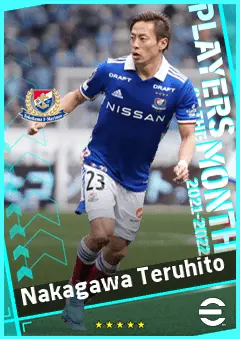 Nakagawa Teruhito eFootball 2026 player card, 82 OVR RWF