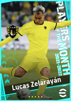 Lucas Zelarayán eFootball 2026 player card, 87 OVR AMF