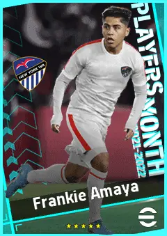 Frankie Amaya eFootball 2026 player card, 83 OVR CMF
