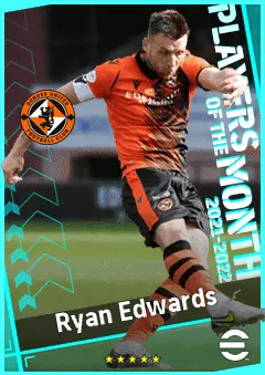 Ryan Edwards eFootball 2026 player card, 77 OVR CB