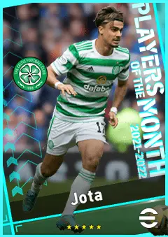 Jota eFootball 2026 player card, 86 OVR LWF