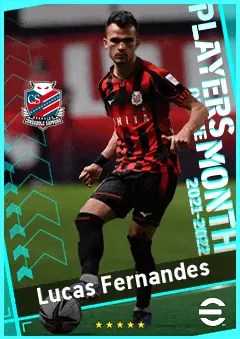 Lucas Fernandes eFootball 2026 player card, 84 OVR RMF
