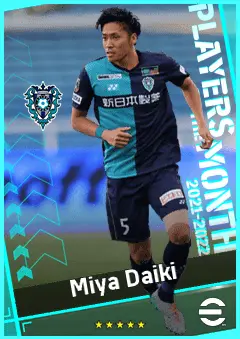 Miya Daiki eFootball 2026 player card, 78 OVR CB