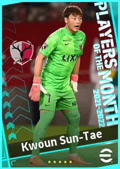 Kwoun Sun-Tae eFootball 2026 player card, 87 OVR GK