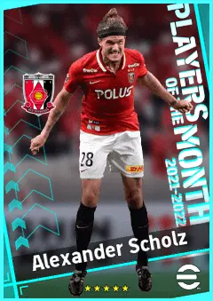 Alexander Scholz eFootball 2026 player card, 88 OVR CB