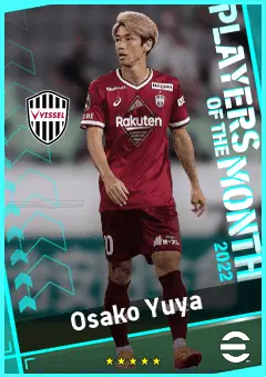 Osako Yuya eFootball 2026 player card, 88 OVR CF