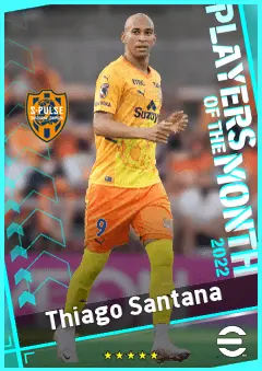 Thiago Santana eFootball 2026 player card, 88 OVR CF