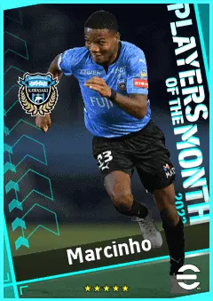 Marcinho eFootball 2026 player card, 86 OVR LWF