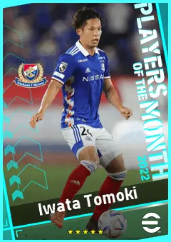 Iwata Tomoki eFootball 2026 player card, 86 OVR DMF