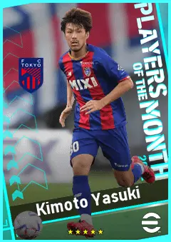 Kimoto Yasuki eFootball 2026 player card, 85 OVR CB