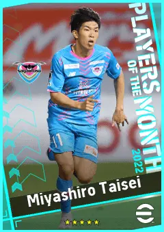 Miyashiro Taisei eFootball 2026 player card, 84 OVR CF